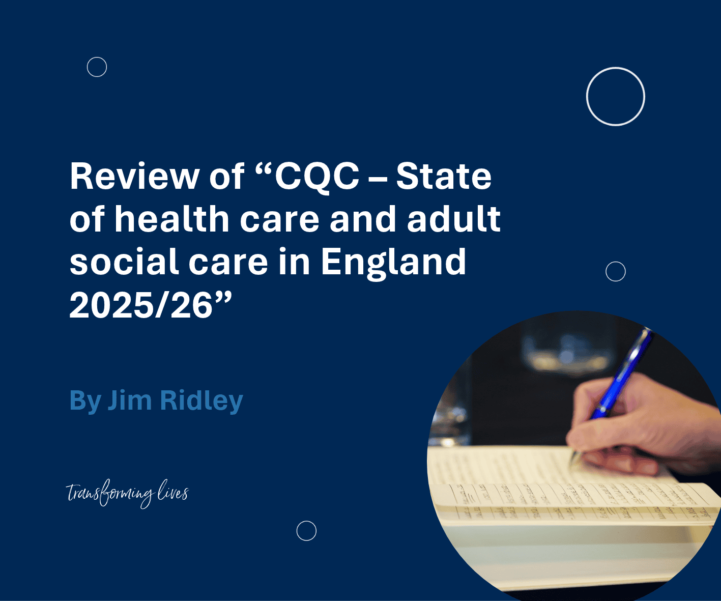 PRICE – review of “CQC – State of health care and adult social care in England 2025/26”