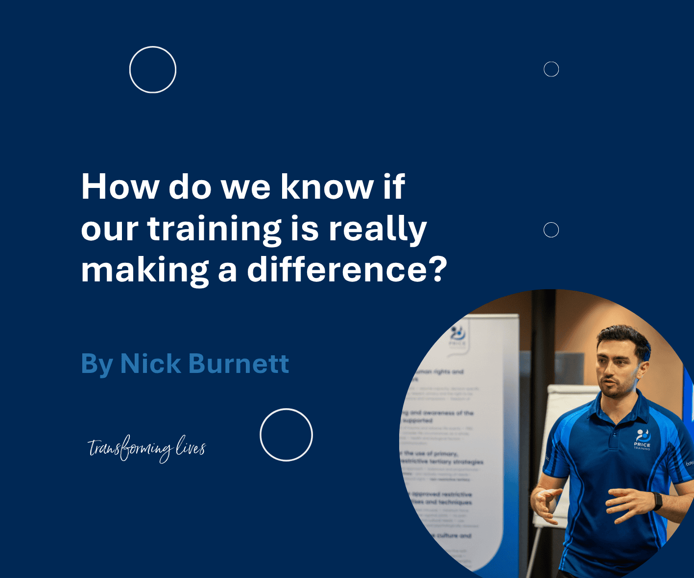 How do we know if our training is really making a difference?