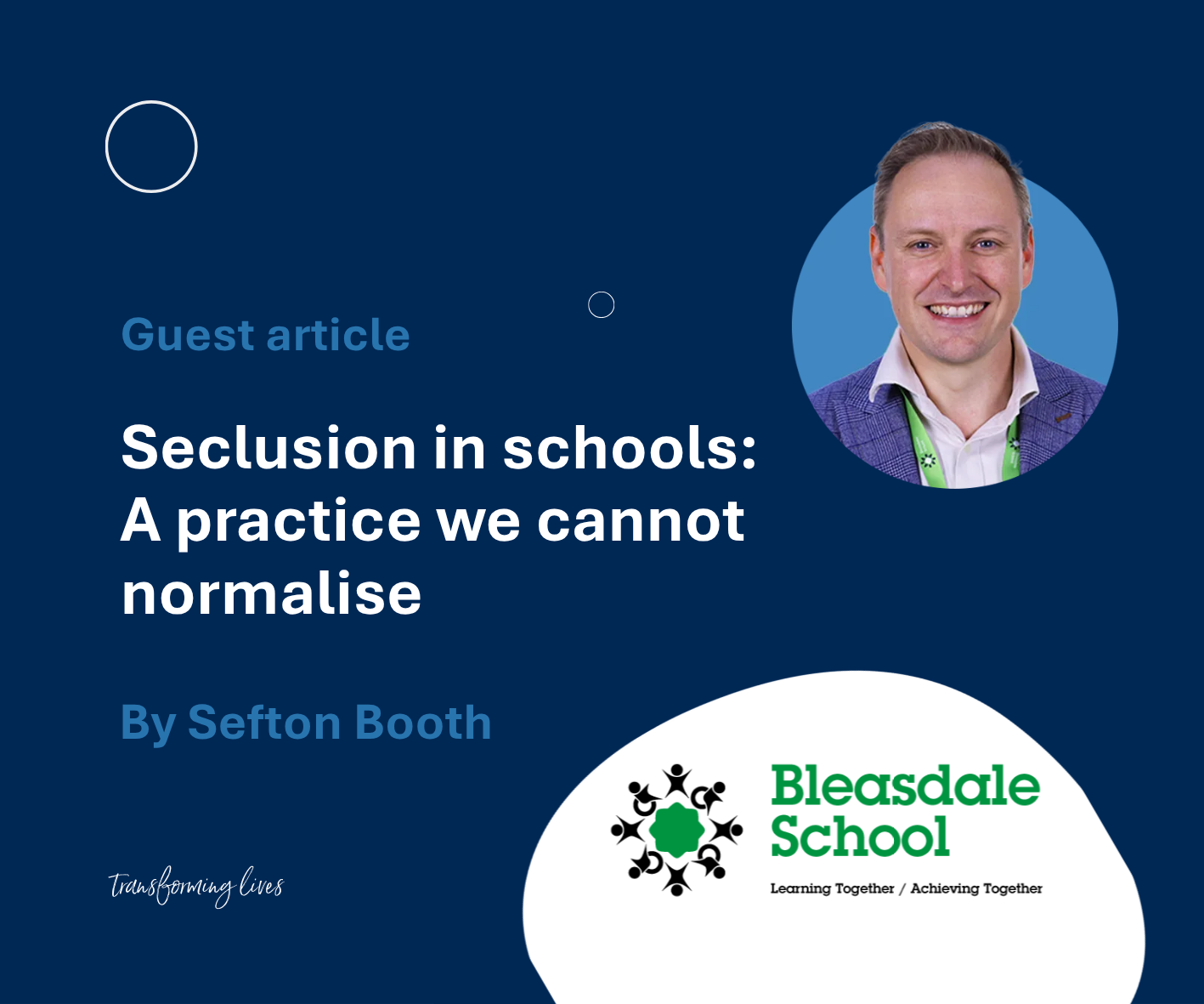 Seclusion in Schools: A Practice We Cannot Normalise